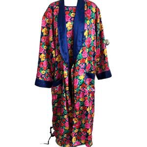 Victorias Secret Floral Gown + Robe Vintage. No Robe Tie Included.